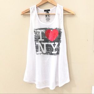 💖3 for $20!💖 I ❤️ NY Burnout Tank